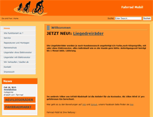 Tablet Screenshot of fahrrad-mobil.de